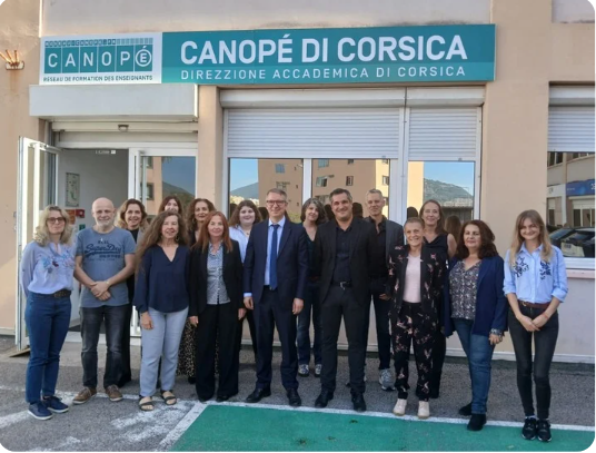 Photo de groupe Canopé